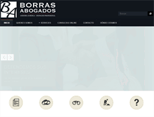 Tablet Screenshot of borrasabogados.com